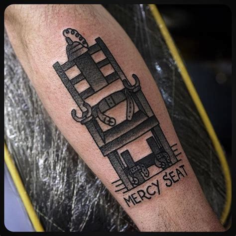 Electric Chair Tattoo Designs for Men