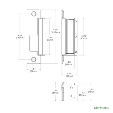 Electric Strike Template Improved Door