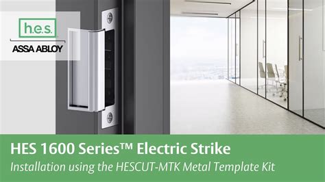 Electric Strike Template Installation