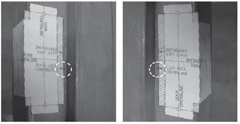 Electric Strike Template Precise Alignment