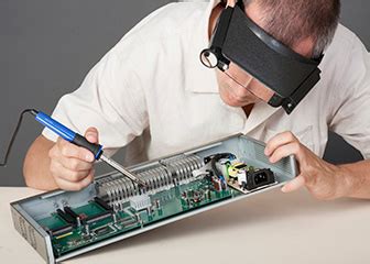 Electrical and electronics repairers using specialized tools