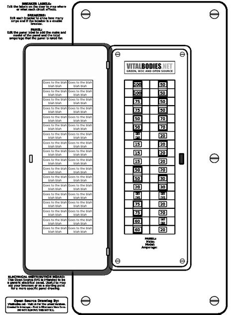 Electrical box template precision