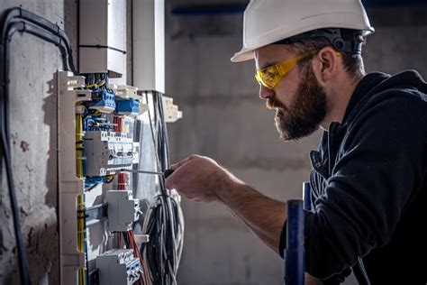 An image of an electrical engineer working on a project