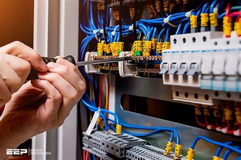 Electrical equipment installation in a power plant