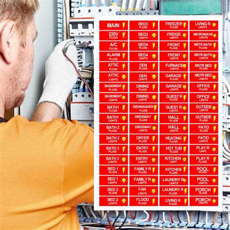 Electrical Panel Labels