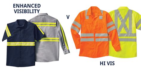 High-visibility shirts and vests for electrical repairers