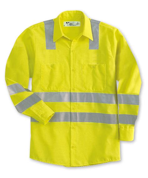 High-visibility shirts for electrical repairers