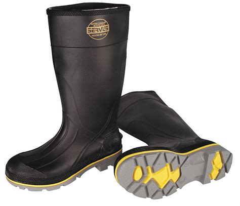 Steel-toed boots for electrical repairers