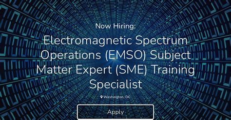 Electromagnetic Spectrum Operations Specialist