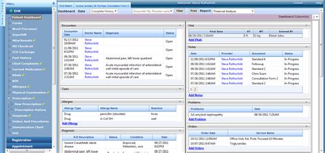 Electronic Medical Record Template