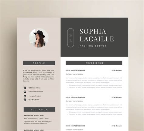 Elegant CV Template