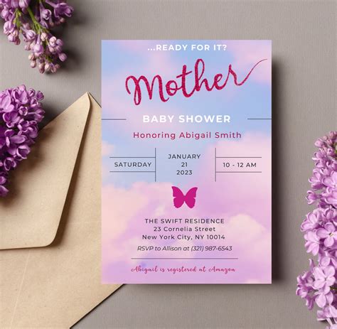 Elegant Art Deco Baby Shower Invitation