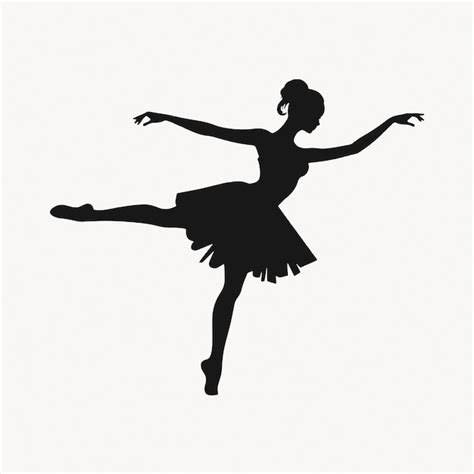 Elegant Ballerina Silhouette