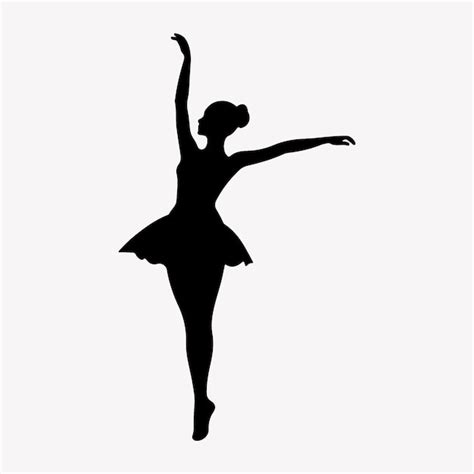 Elegant Ballerina Silhouette