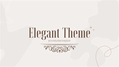 Elegant PowerPoint Template