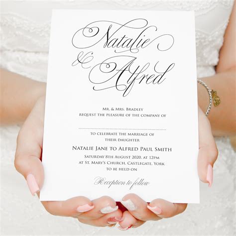 Elegant Script Wedding Template