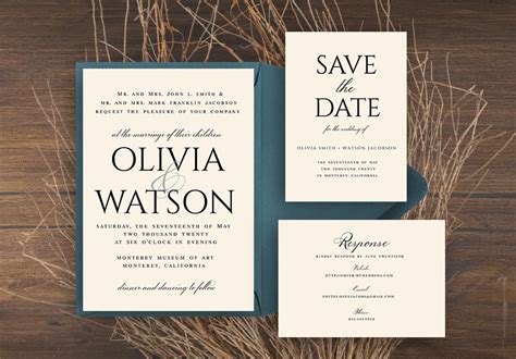 Elegant Typography Invitation Template