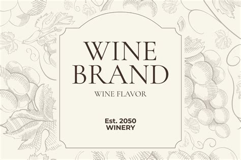 Elegant Wine Label Template