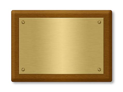 Elegant Wooden Plaque Template