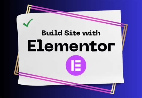 Building Your First Website with Elementor