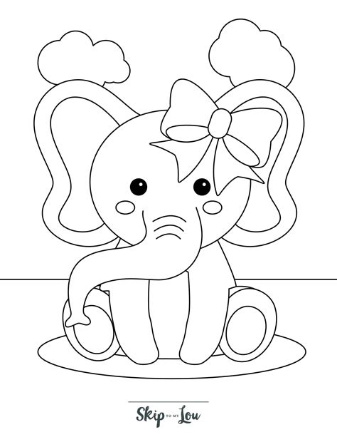 Elephant Coloring Page