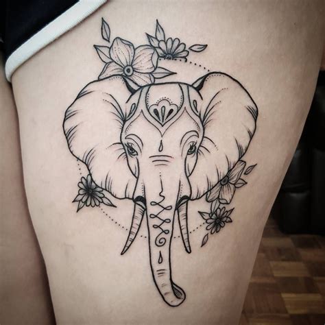 Elephant Tattoo Designs for Women