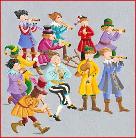 Eleven Pipers Piping