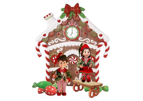 Elf's Gingerbread House Building