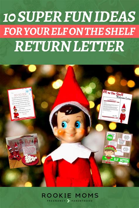 Elf on the Shelf Return Letter Ideas