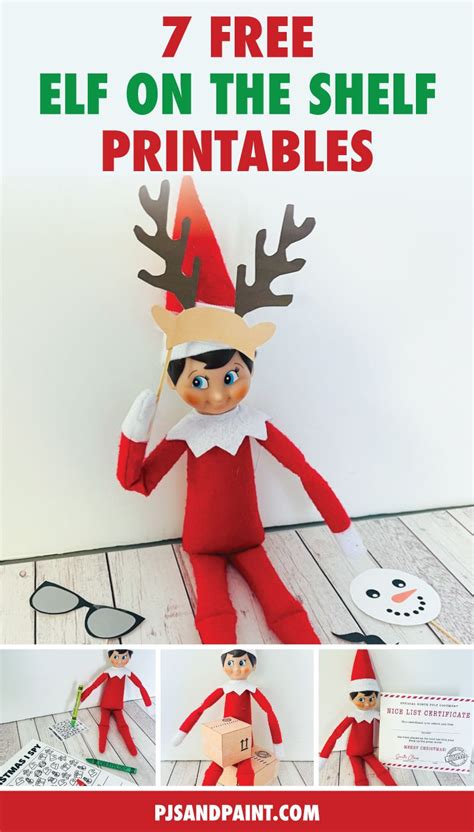 Elf on the Shelf printable ideas