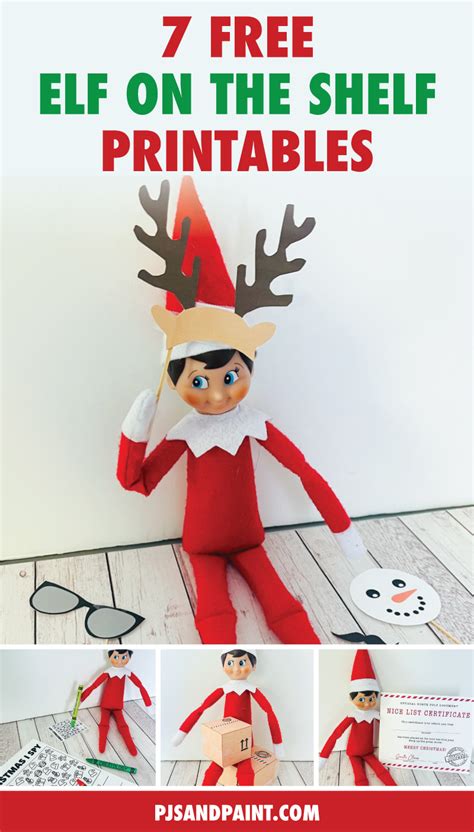 Elf on the Shelf printable templates