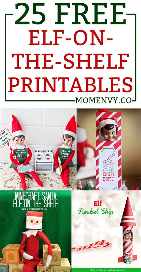 Elf on the Shelf Printable Templates