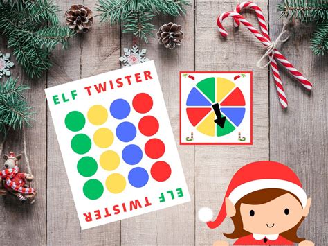 How to play the Elf Twister game