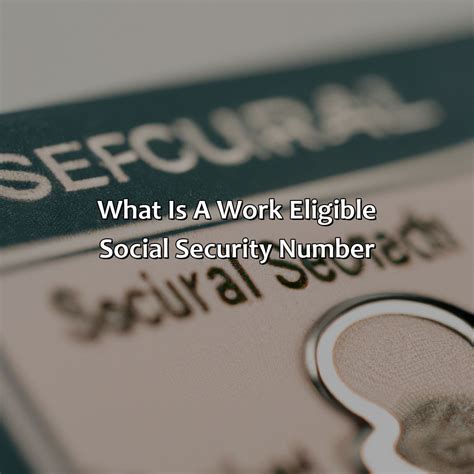 Eligibility for a Social Security Number