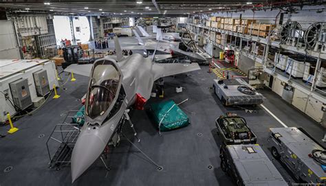 Elizabeth Class Aircraft Carrier hangar