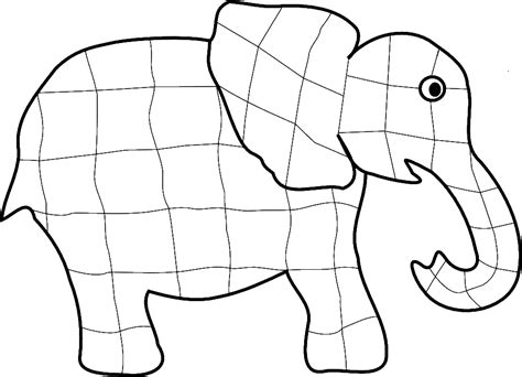 Elmer the Elephant Education Template