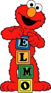 Elmo Playing with Blocks