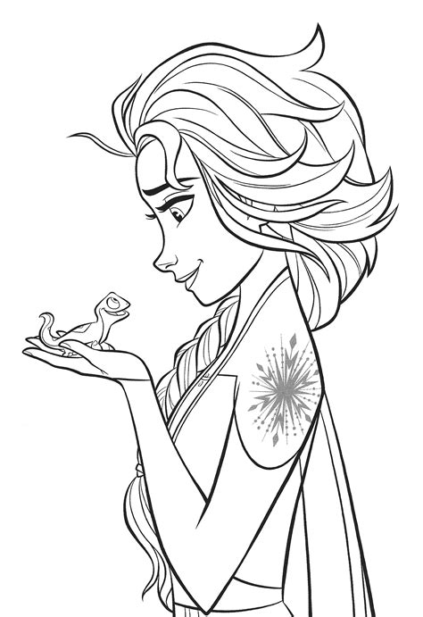 Elsa Coloring Page 2