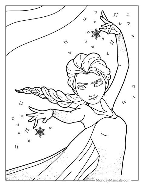 Elsa Coloring Page 6