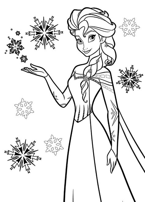 Elsa Coloring Pages Printable