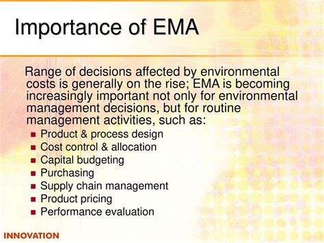 EMA Performance Evaluation