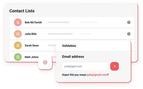 Using email list validation tools to verify email addresses