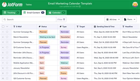 Email Marketing Calendar Template in Excel Step-by-Step