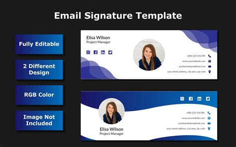 Benefits of creating an email signature template in Photoshop