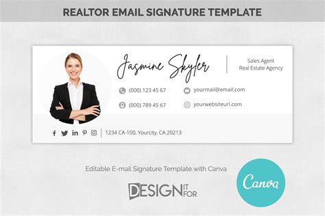 Email Signature Template Example 1