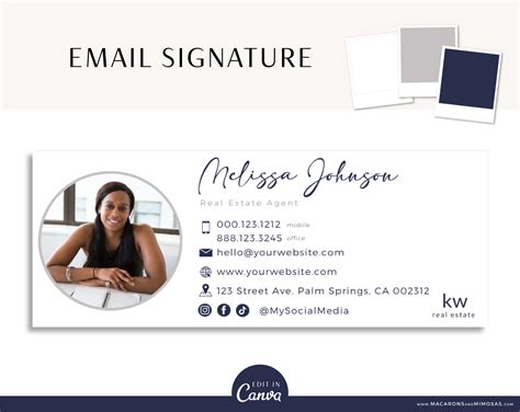 Email Signature Template Example 5