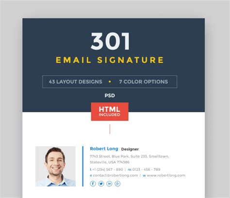 Email Signature Template 3