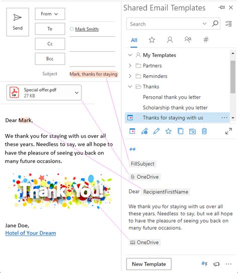 Outlook Email Templates