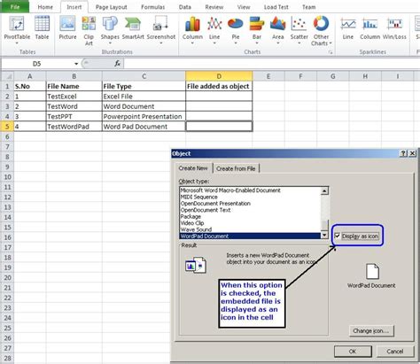 Embed Email into Excel Gallery 1