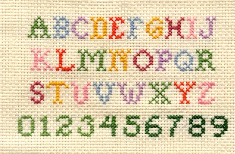 Embroidery Alphabet Patterns